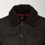 Sherpa Collar Jacket // Black (Euro: 46)