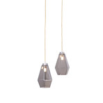 Perry Kitchen Pendant Light (Bronze // Amber Glass)