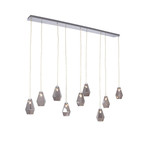 Perry Kitchen Pendant Light (Bronze // Amber Glass)