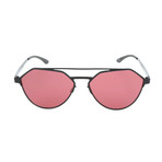 Men's AOM009 Sunglasses // Glossy Black + Pink