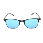 Men's AOM001 Sunglasses // Black + Blue