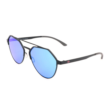 Men's AOM009 Sunglasses // Black + Blue