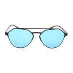 Men's AOM009 Sunglasses // Black + Blue