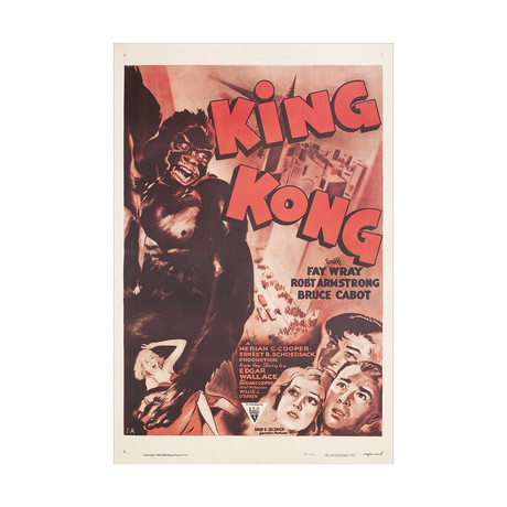 King Kong // R1952 // U.S. One Sheet Poster