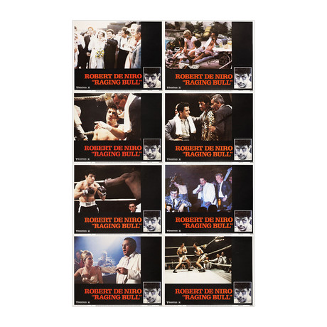 Raging Bull // 1980 // U.S. Lobby Card Set of 8