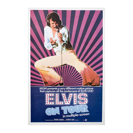 Elvis on Tour // 1972 // U.S. One Sheet Poster