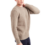 Owen Heavy Lambswool Crew // Sandalwood (M)