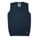 Premium Super Soft 12 Gauge Sweater Vest // Navy (M)