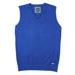 Premium Super Soft 12 Gauge Sweater Vest // Royal (L)