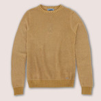 7 Gauge Two-Tone Sweater // Tan (S)