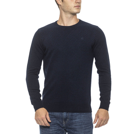 Girocollo Dav. A Pois // Prussian Blue (S)