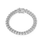 Miami Cuban Chain Link Bracelet // Silver