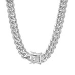 Miami Cuban Chain Link Necklace // Silver