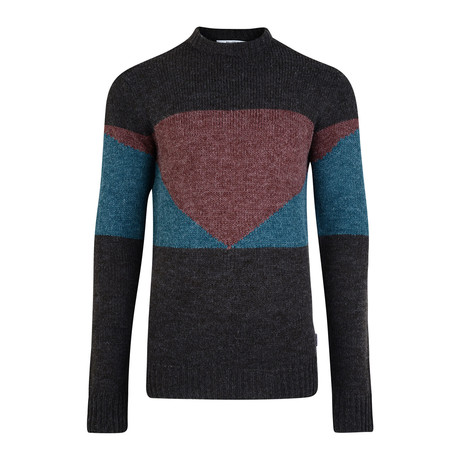 Howlett Colorblock Sweater // Navy (M)