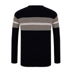 Stripe Sweater // Navy (L)