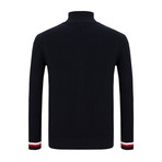Zip Sweater // Navy (XL)