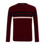 Stripe Sweater // Bordeaux (3XL)