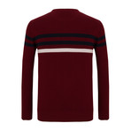 Stripe Sweater // Bordeaux (L)