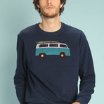 Blue Van Sweatshirt // Navy (Small)