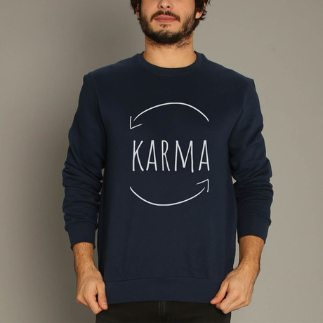 Karma Sweatshirt // Navy (Large)