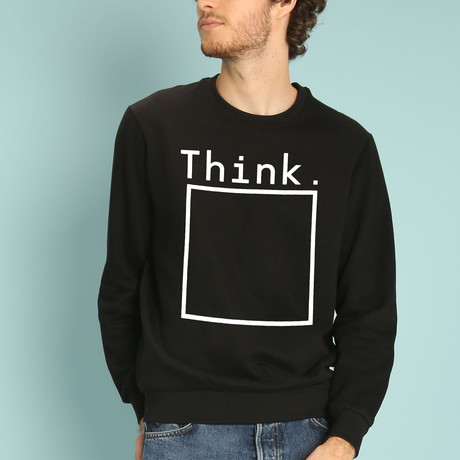 Think Sweatshirt // Black (X-Small)