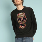 Jungle Skull Sweatshirt // Black (Small)