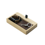 iPhone Dock Organizer // Light Brown