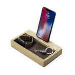 iPhone Dock Organizer // Light Brown