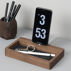 iPhone Dock Organizer // Dark Brown