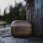 Wooden Airpods Pro Case // Dark Brown