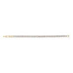 Cubic Zirconia + Stainless Steel Tennis Bracelet // 5mm // Yellow (6.75")