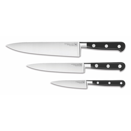 Maestro // 3 Piece Knife Set // Paring + Carving + Chef's