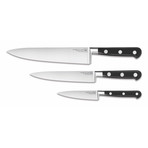 Maestro // 3 Piece Knife Set // Paring + Carving + Chef's