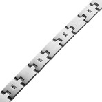 Steel Link Bracelet // Silver