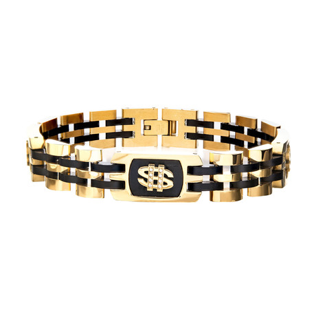 Money Link Chain Bracelet // Gold Plated