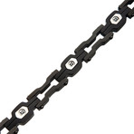 Link Chain Bracelet // Black