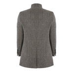 Button Coat // Vizone Gray (2XL)