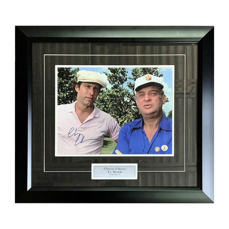 Chevy Chase + Rodney Dangerfield // Caddyshack // Autographed Photo Display