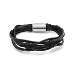 Bracelet // Black Leather