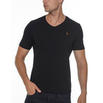 V-Neck T-Shirts // Assorted // Pack of 7 (Small)