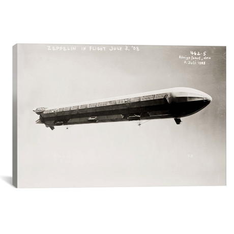 Zeppelin Airship in Flight II // Print Collection