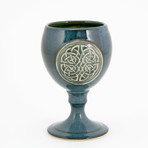 Celtic Knot Goblet // 12 oz // Night Sky Blue