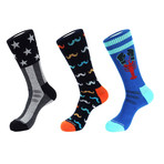 Party Athletic Socks // Multicolor // Pack of 3