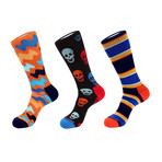 Largo Athletic Socks // Multicolor // Pack of 3