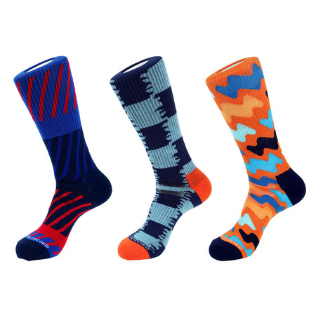 Wild Print Socks // Multicolor // Pack of 3