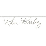 Ken Keeley // Prince Street, New York // Serigraph // Signed