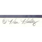 Ken Keeley // F train at 34th Street, New York // Serigraph // SIGNED