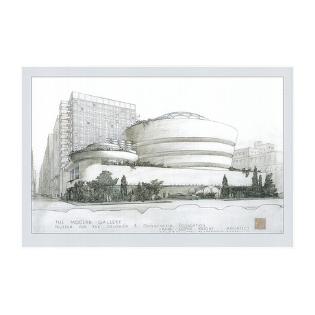 Frank Lloyd Wright // Guggenheim // Giclee