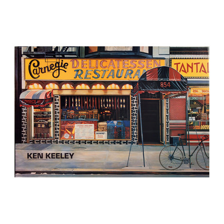 Ken Keeley  // Carnegie Delicatessen Restaurant  // 1989 Offset Lithograph