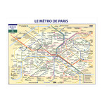 RATP // Le Metro de Paris // 2011 Offset Lithograph